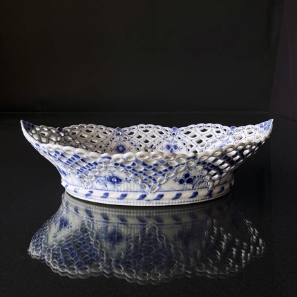 Musselmalet Vollspitze, Seltene Brotschale, Royal Copenhagen Nr. 1/1002