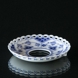 Blue Fluted, Full Lace, Candle ring, Royal Copenhagen no. 1009