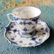 Blue Fluted, Full Lace, espresso cup, Royal Copenhagen no. 1037