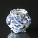 Blue fluted, full lace, Small snail vase, Royal Copenhagen no. 1-1045 (1894-1922)