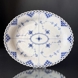 Musselmalet Vollspitze, ovale Servierplatte 30 cm, Royal Copenhagen Nr. 1/1058