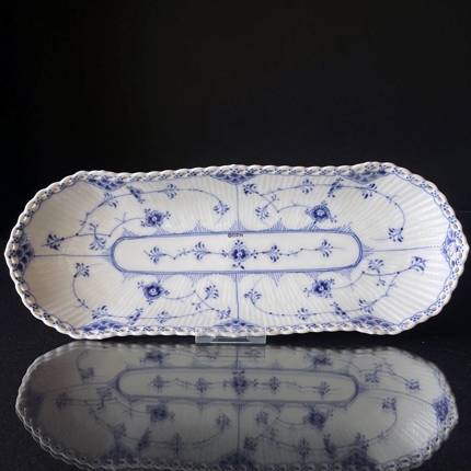 Musselmalet Vollspitze, Rechteckiges Tablett Nr. 1/1194, Royal Copenhagen 37 cm