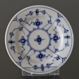 Blue Fluted, Plain, Flat plate 14cm