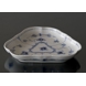 Blue Fluted, Plain, triangular dish 23cm, Royal Copenhagen no. 1-27