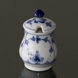 Blue Fluted, Plain, Mustard Pot, small, Royal Copenhagen no. 358