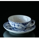 Blue Fluted, Half Lace, Tea Cup and saucer, Royal Copenhagen