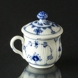 Blue fluted, fluted, Mustard jar with lid (Inscription Danish Food Center), Royal Copenhagen no. 1-61