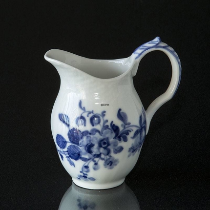 Blue Flower, Curved, Cream Jug, Royal Copenhagen no. 1535