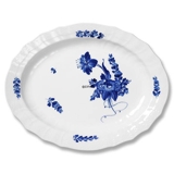 Blue Flower, Curved, oval Serving Dish 42 cm