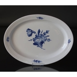 Blue Flower, braided, oval dish 45cm