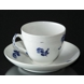 Blue Flower, Braided, Large Coffee Cup and Saucer no. 10/8041, Royal Copenhagen