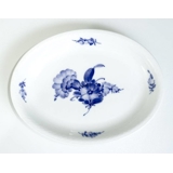 Blue Flower, braided, oval dish 26x20cm