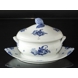 Blue Flower, braided, soup tureen with dish (Tureen  33x21 H:23   Dish 44x28x5cm)