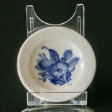 Blå Blomst, flettet, lille rund assiet, Royal Copenhagen Ø 7 cm