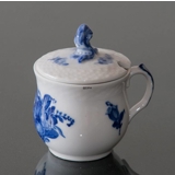 Blue Flower Braided, Mustard jar with lid (1889-1922)