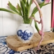 Blaue Blume, glatt, Vase Nr. 10/8252, Royal Copenhagen
