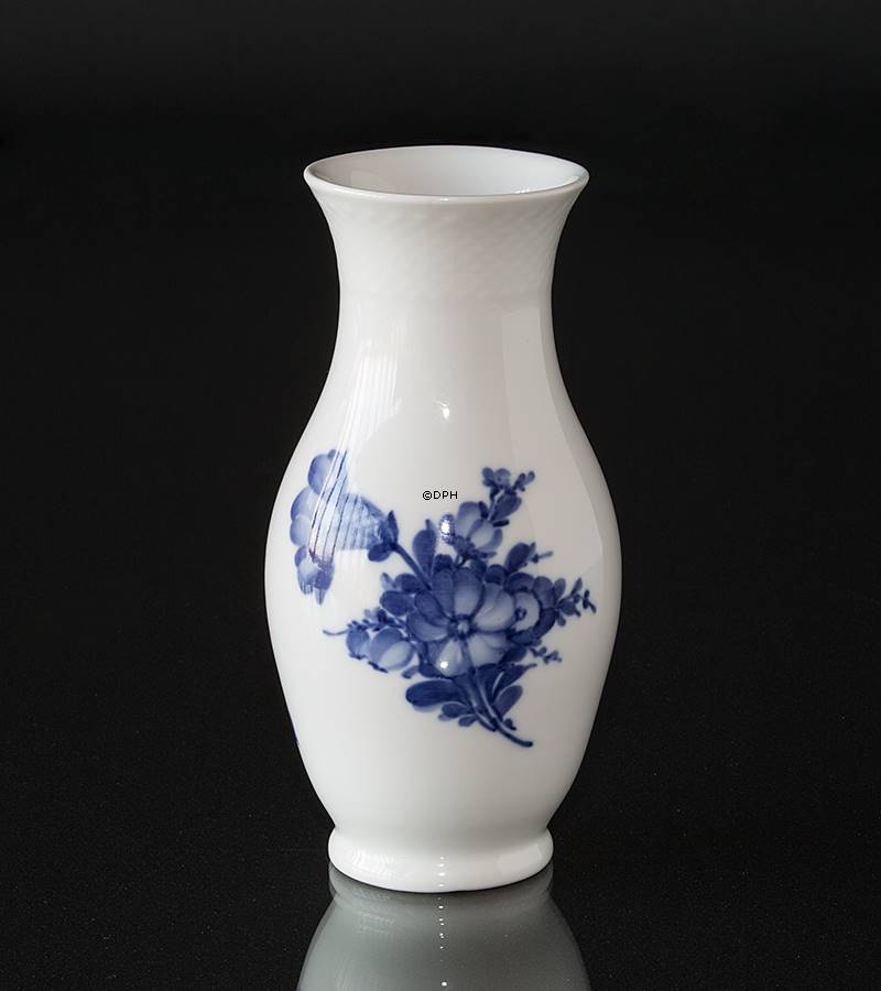 Blue Flower, braided, vase no. 10/8263, 18cm, Royal Copenhagen, No.  10-8263, Arnold Krog