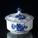 Blue Flower, Angular, Butter Jar no. 10/8572, Royal Copenhagen