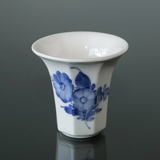 Blå Blomst, kantet, vase 8 cm