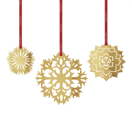 Eisblume Weihnachtsornament-Set, Georg Jensen 2020