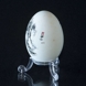 Egg holder, acryllic, 3 legs