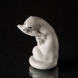 White Otter figurine, Royal Copenhagen no. 172