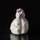 White Mouse on Chestnut figurine, Royal Copenhagen no. 177 or 5906