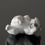 Weißer Eisbärenjunge Figur, Royal Copenhagen Nr. 21432 oder 232