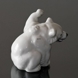 Hvid figur af isbjørneunge, Royal Copenhagen nr. 21433 eller 233
