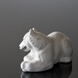 Liggende hvid isbjørn, Royal Copenhagen figur nr. 21520 eller 238