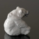 Weißer Eisbärenjunge Figur, Royal Copenhagen Nr. 22746 oder 246
