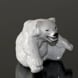 Weißer Eisbärenjunge Figur, Royal Copenhagen Nr. 22746 oder 246