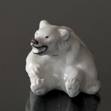White Polar Bear Cub figurine, Royal Copenhagen no.22748