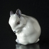 Hvid figur af kanin, Royal Copenhagen nr. 1003249