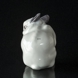 White rabbit figurine, Royal Copenhagen No. 249