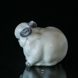 White rabbit figurine, Royal Copenhagen no. 251