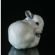 Weiße Kaninchenfigur, Royal Copenhagen Nr. 251