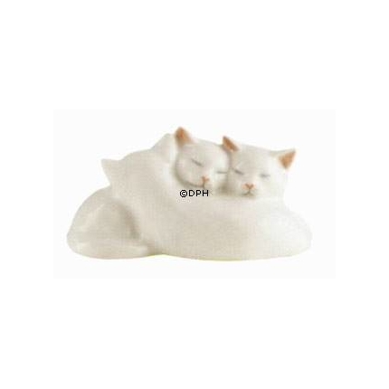 Tre hvide kattekillinger, Royal Copenhagen figur nr. 304