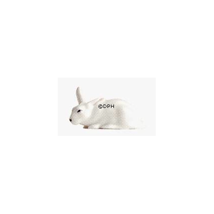 White rabbit figurine, Royal Copenhagen figurine no. 384