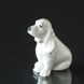Hvid figur af hund, Royal Copenhagen figur nr. 547 eller 2547