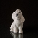 Hvid figur af hund, Royal Copenhagen figur nr. 547 eller 2547