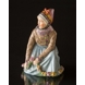 Fanø Pige, Overglasur figur, Royal Copenhagen nr. 12413 eller 253
