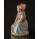 Fanoe Girl with Garland, Royal Copenhagen figurine no 12413 or 253