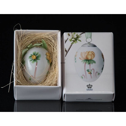 Easter egg with winter aconite, Royal Copenhagen Easter Egg 2016