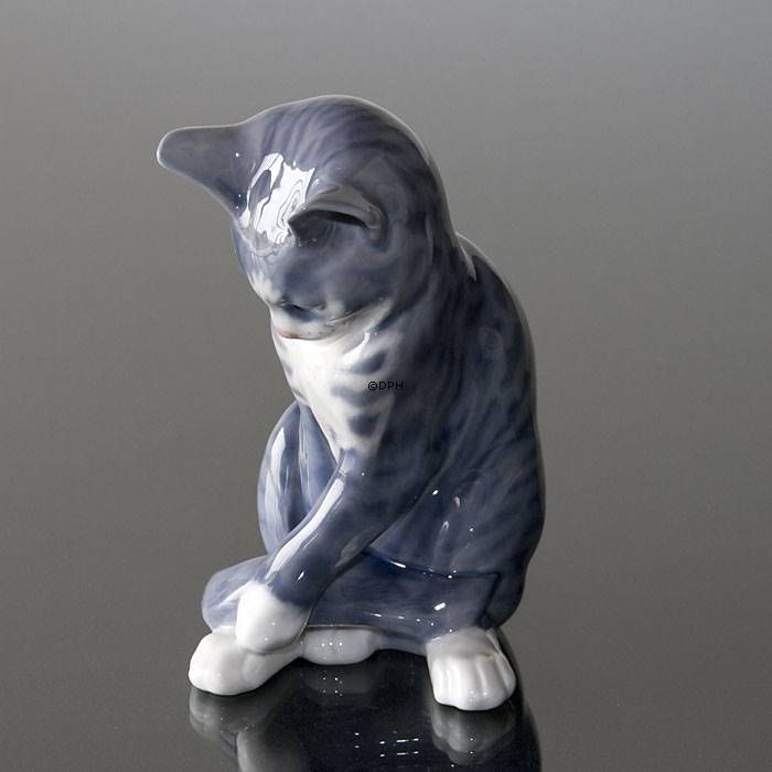 Op krave mulighed Cat, Royal Coepnhagen figurine no. 340 or 055 | No. 1020055 | Alt. R340 |  DPH Trading