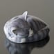 Sleeping tabby Cat, Royal Copenhagen figurine no. 422 or 057
