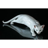 Snigende kat, Royal Copenhagen figur nr. 473