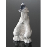 Polar Bear Roaring Looking Dangerous, Royal Copenhagen figurine no. 502