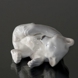 Polar Bear playing with its foot, Royal Copenhagen figurine no. 729 or 072