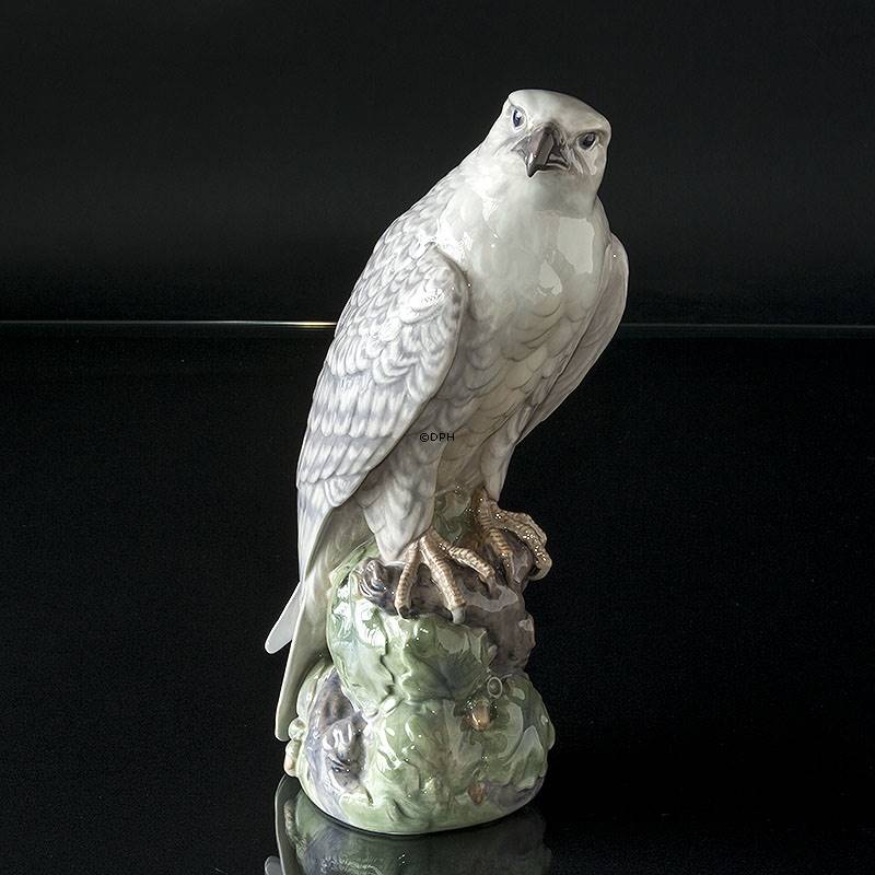 Islandsk falk, Royal Copenhagen fugle figur nr. eller 109 | Nr. 1020109 | Alt. R1661 | DPH Trading